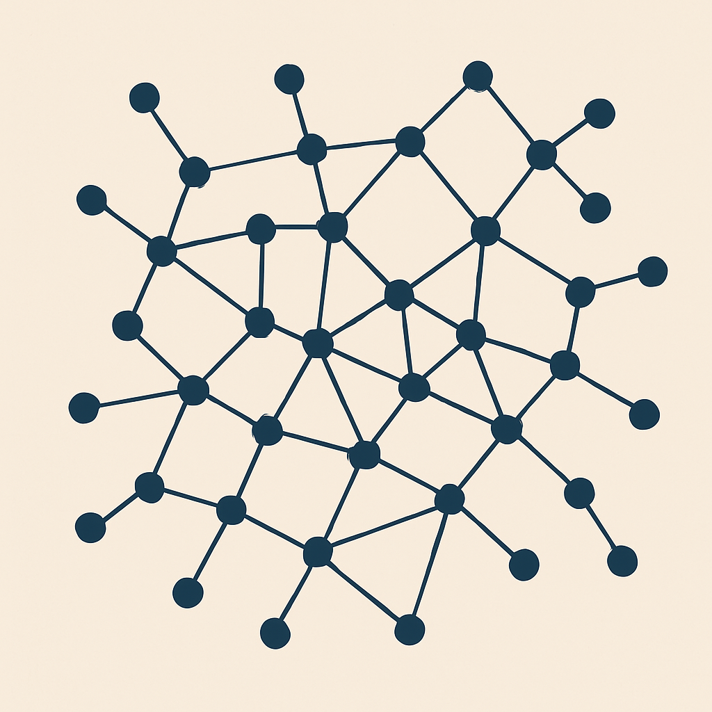 Social graph diagram